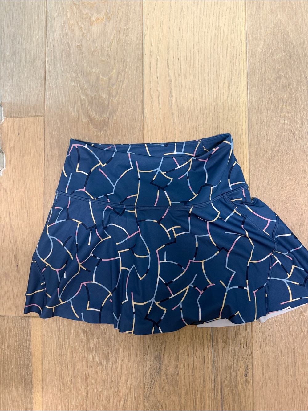 Athleta Xs Women's Navy Patterned Active Skirt